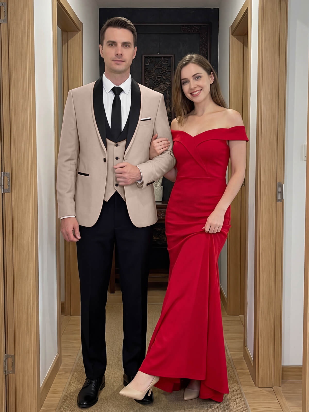 Men's 3-Piece Tuxedo Suit Slim Fit