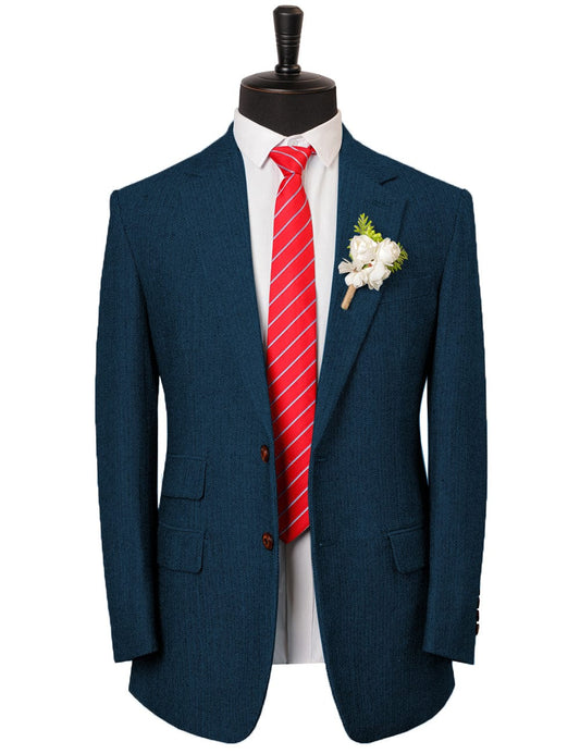 MoranX Vintage Men's Suits Tweed Regular Fit British Style Jacket Wool Wedding Tuxedos