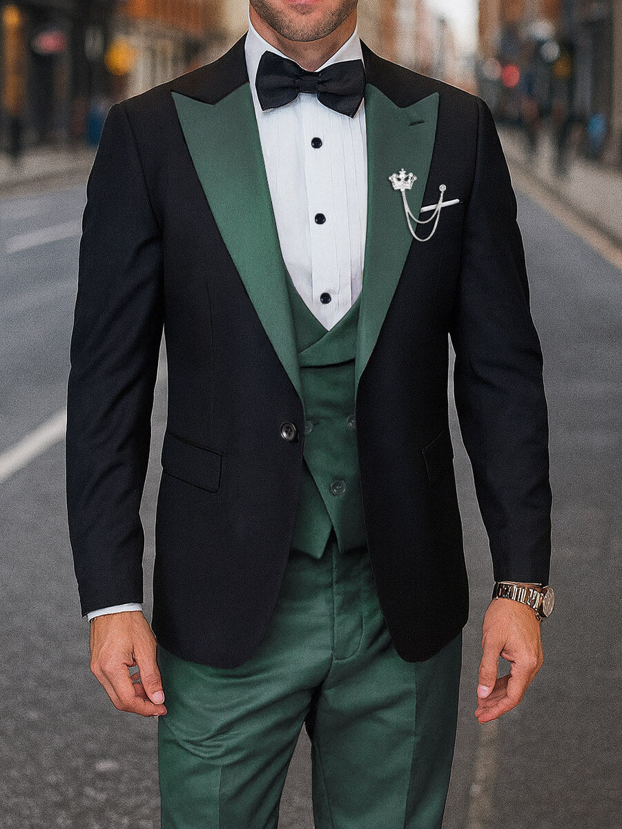 Men's Wedding Tuxedo Suit 3 Piece Slim Fit